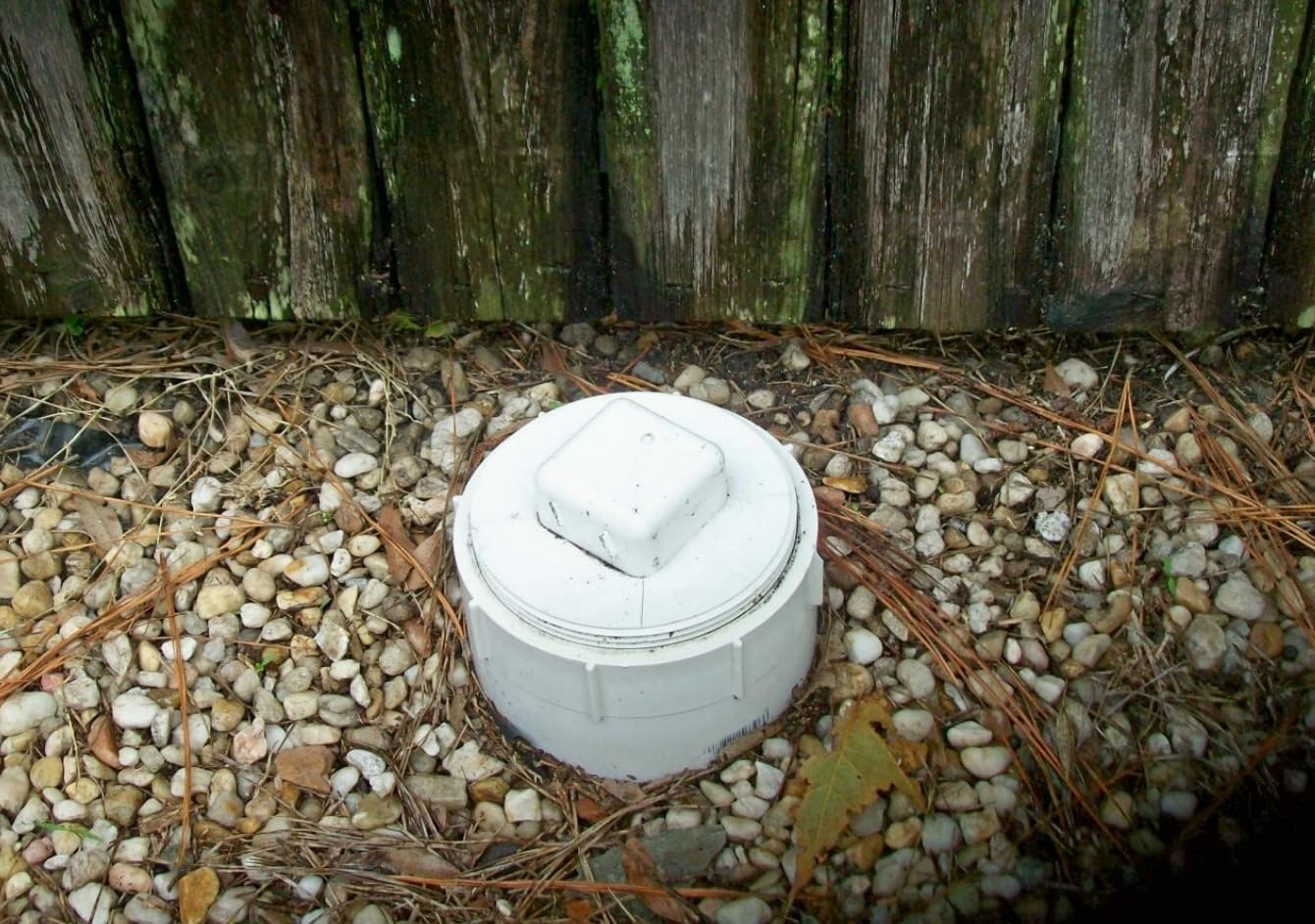 3" PVC Sewer Cleanout Adapter with Plug Pipe Fitting，PVC DWV Flush Sewer Cleanout Cap for Outdoor Garden RV and More Drainage Piping System