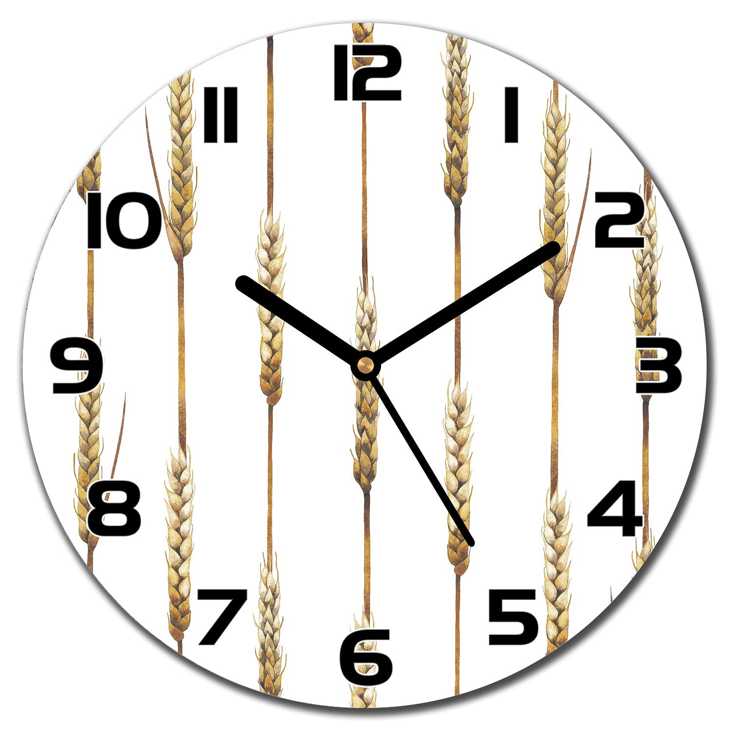 Horloge en verre securite 30 cm Coloray pour une decoration murale haut de gamme