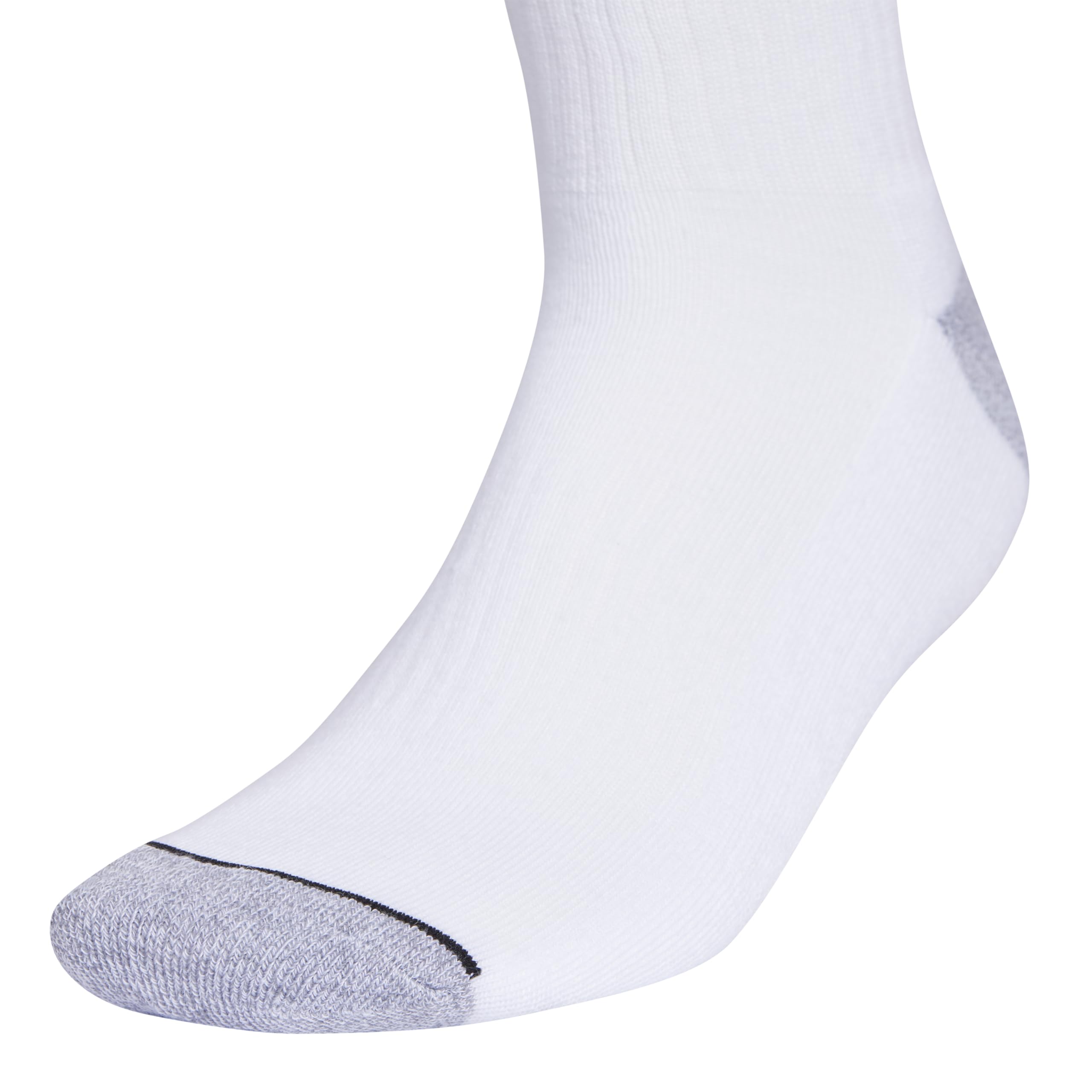 adidas Męskie skarpety z amortyzacją 3 paski 3.0 3-pak CrewCrew, Biały/szary/czarny, Large