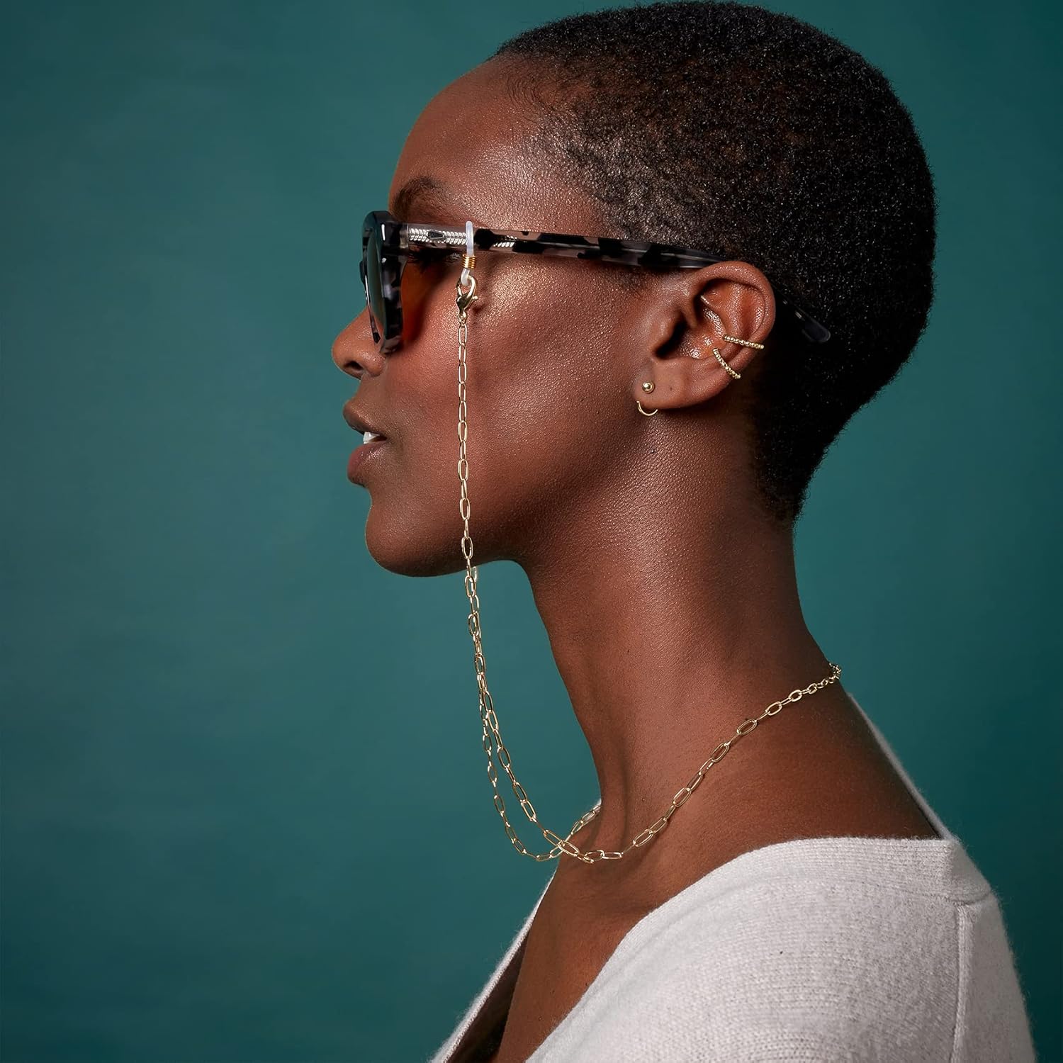 PAVOI 925 Sterling Silver Huggie Half Hoop Earrings | Hypoallergenic Minimalist Tiny Cartilage Earring - Image 4