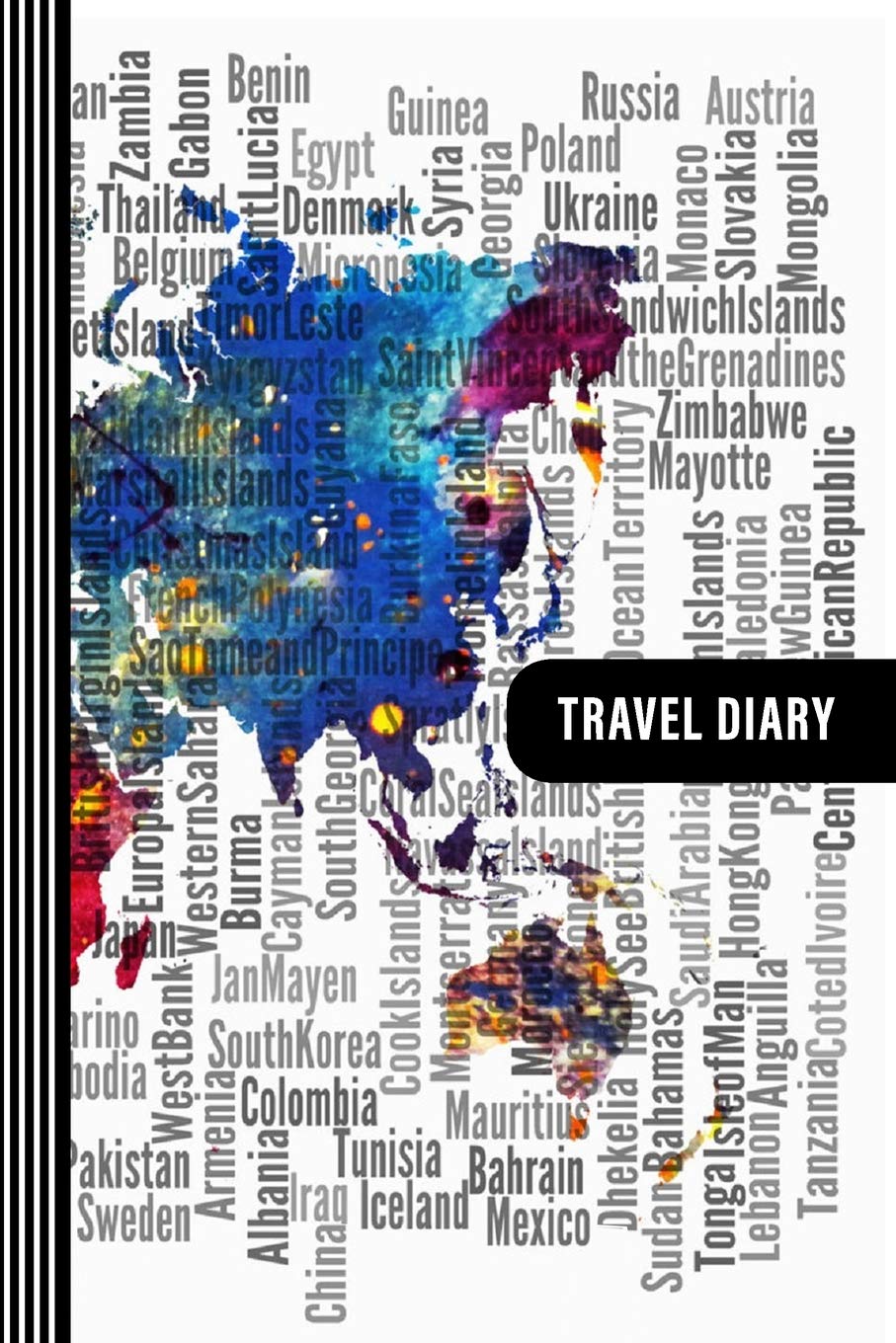 Travel Diary: Guided Journal Log Book To Write Fill In - 52 Famous Traveling Quotes, Daily Agenda Time Table Planner - Travelers Journaling Notebook