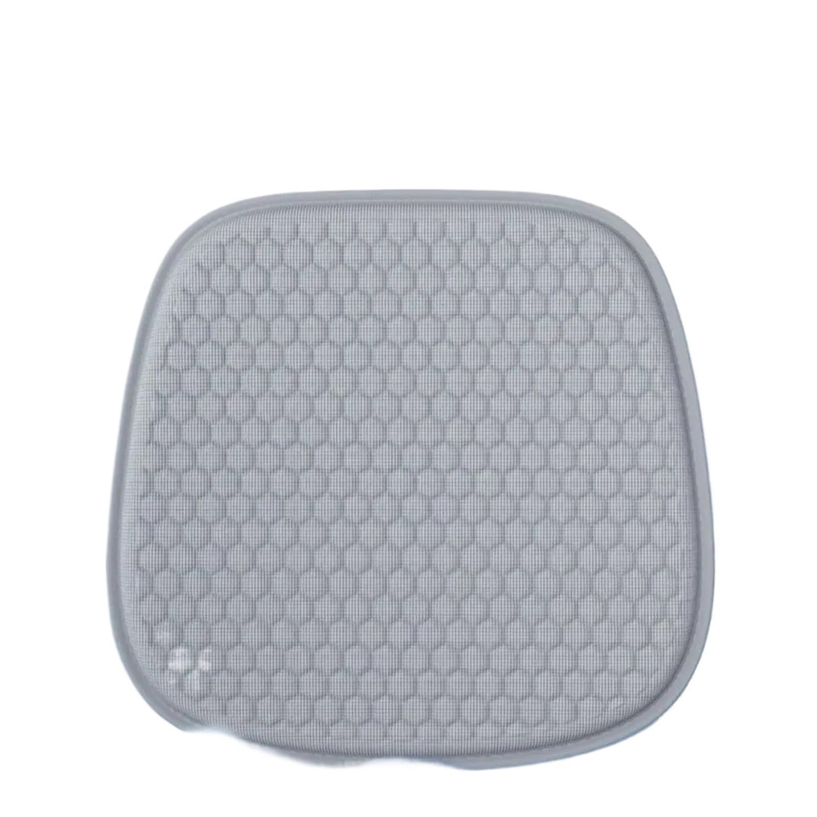 EGwvdgmb Gel Cooling Car Seat Cushion, Cooling Car Seat Cushion Gel Ice Silk Honeycomb 3D Breathable High-Resilience Multicolor(Grey)