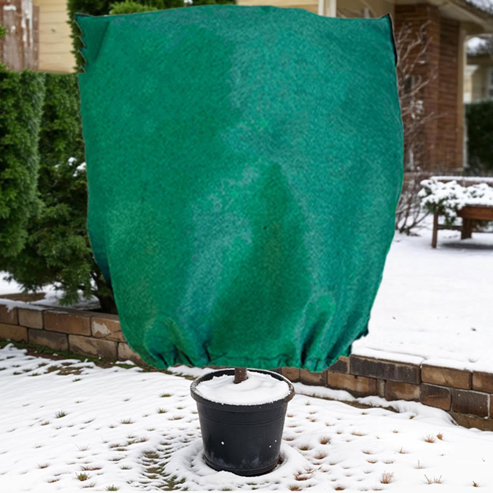 Voiles d'hivernage pour extérieures 2 Pièces À Cordon De Serrage Anti-Froid