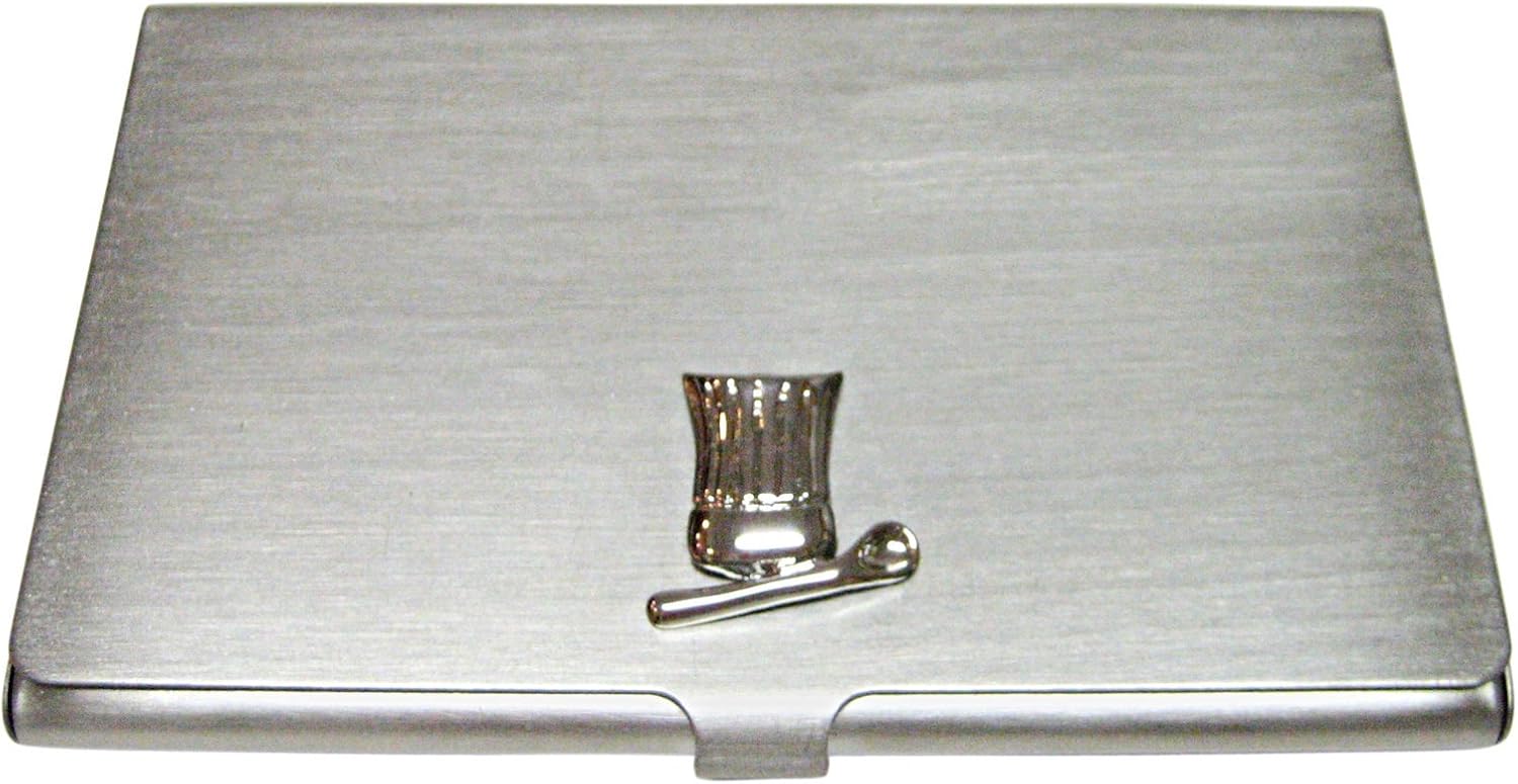 Culinaryシェフ帽子とスプーンビジネスカードホルダー