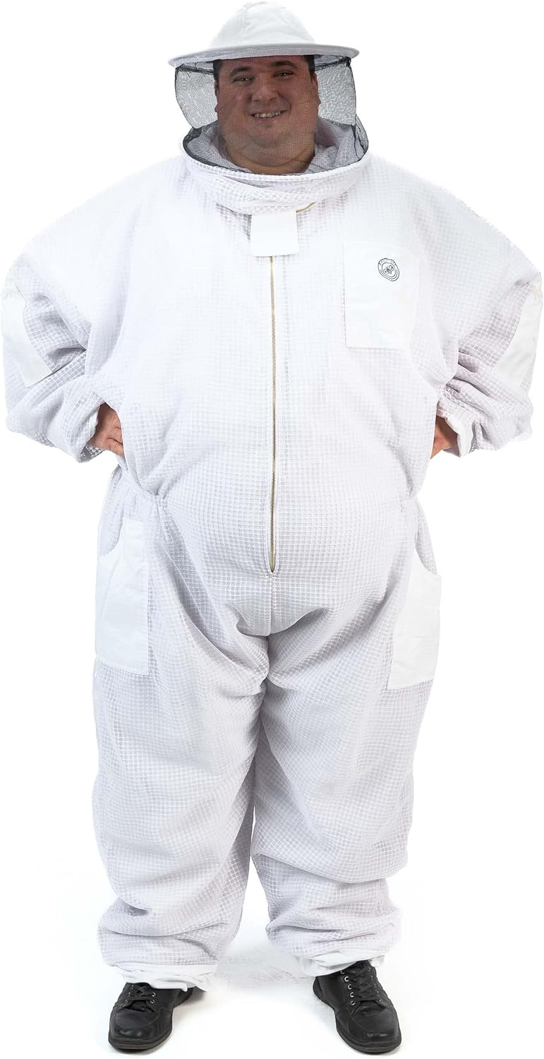 Humble Bee 420 Big & Tall Ultravent Beekeeping Suit with Round Veil