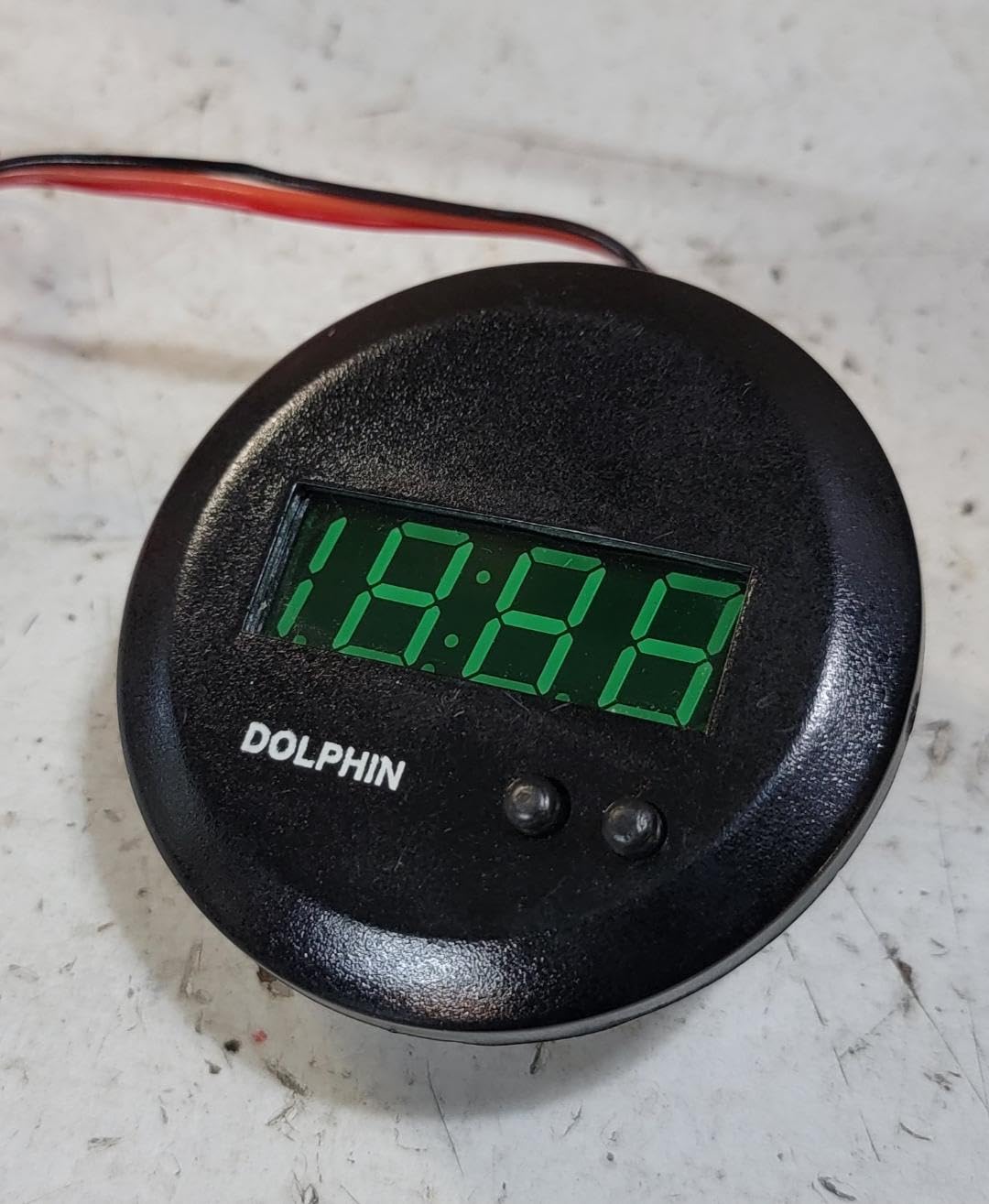 generic Suzuki Samurai Dash Clock - 1986-88 Round Vent Dash ONLY