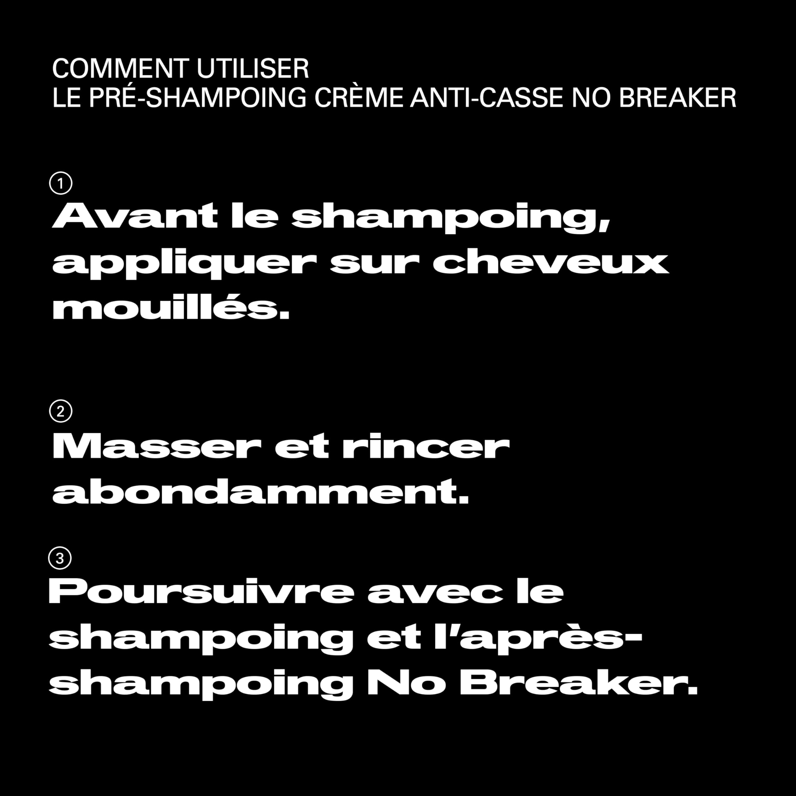 Sebastian Professional No Breaker – Pré-shampoing reconstruction et anti-casse professionnel, renforce les cheveux avant le lavage – 1000 ml