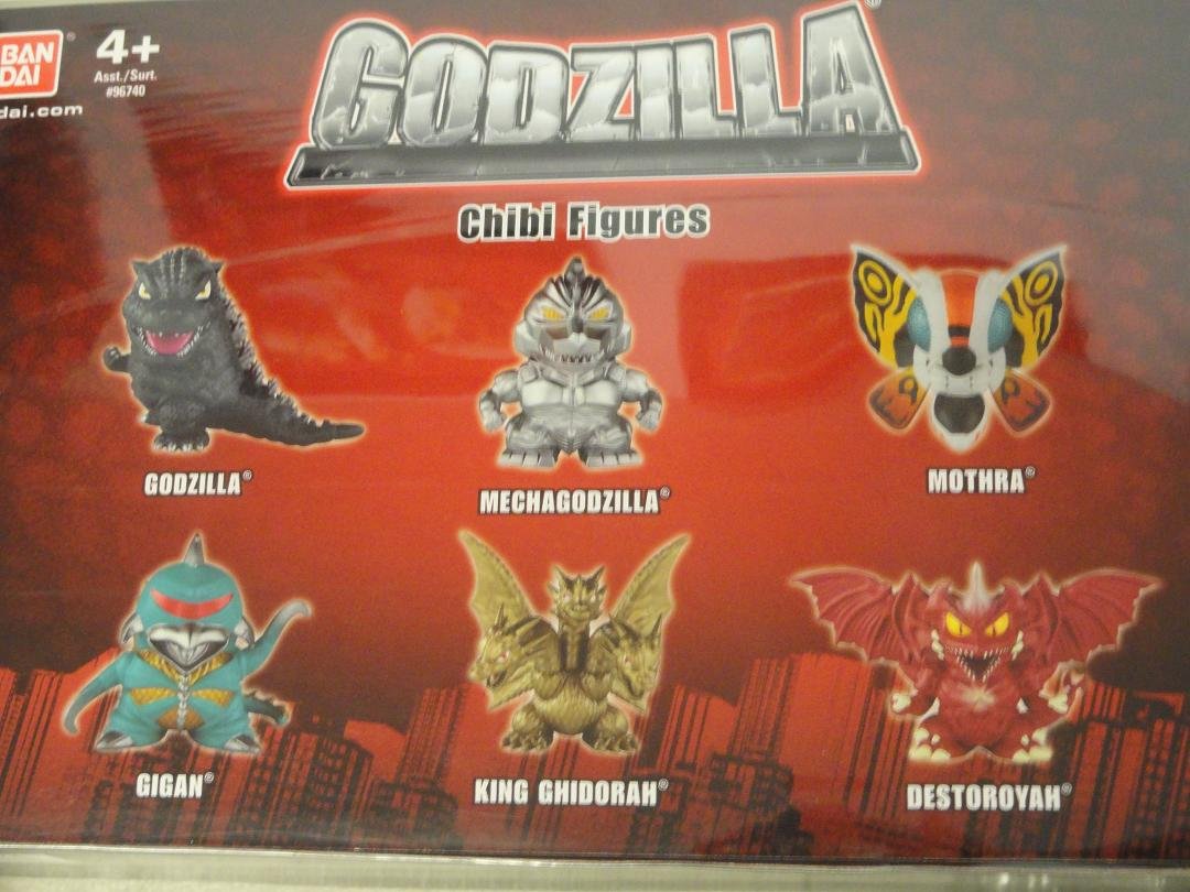 Amazon.com: Godzilla Chibi Super Deformed Mini-Figure 6-Pack