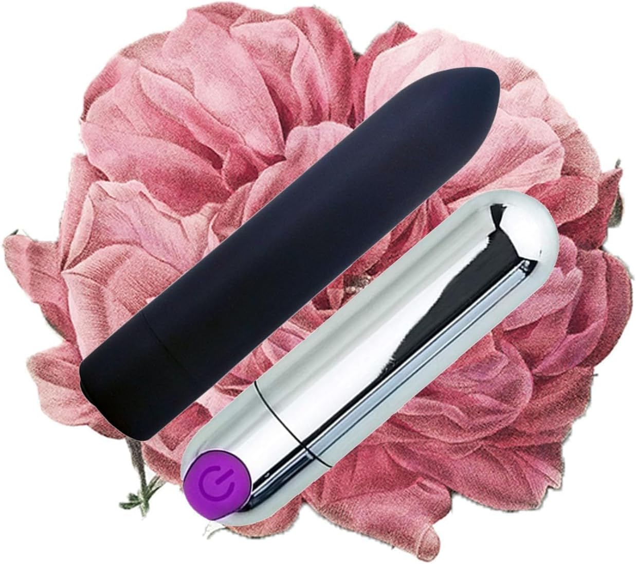 Mini 10 Powerful Speeds Bullet Tool, Handheld Portable USB Rechargeable Waterproof Toys for Womens (2 Pack) VE-099
