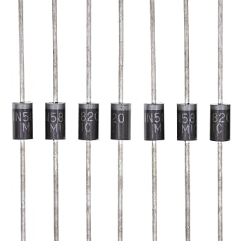10PCS 1N5820 Schottky Barrier Rectifier Diodes 3A 20V DO-201AD DO-27 Axial 3 Amp 20 Volt