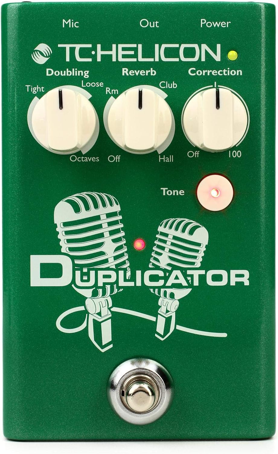 TC Helicon DUPLICATOR UltraSimple Vocal Effects Stompbox with Doubling