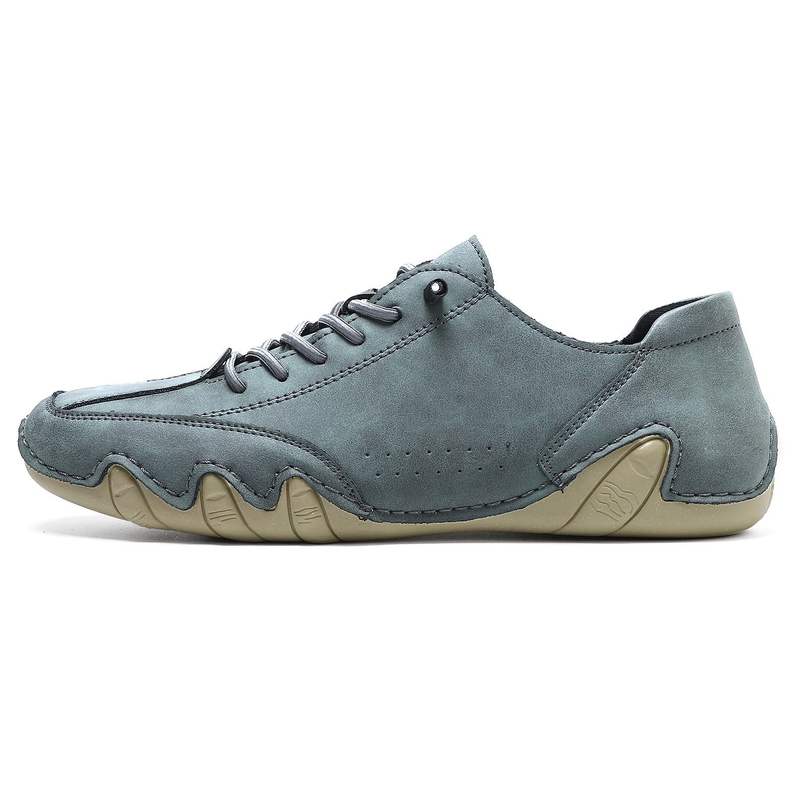 Orthopädische Leichtgewichts rutschfest, Barfußschuhe Damen Große Größe Casual Barfussschuhe Hochwertige Sneaker Leder Sportschuhe Fashion Pumps Schuhe Einkaufen Liebespaar Reise Schuhe Schnürschuhe