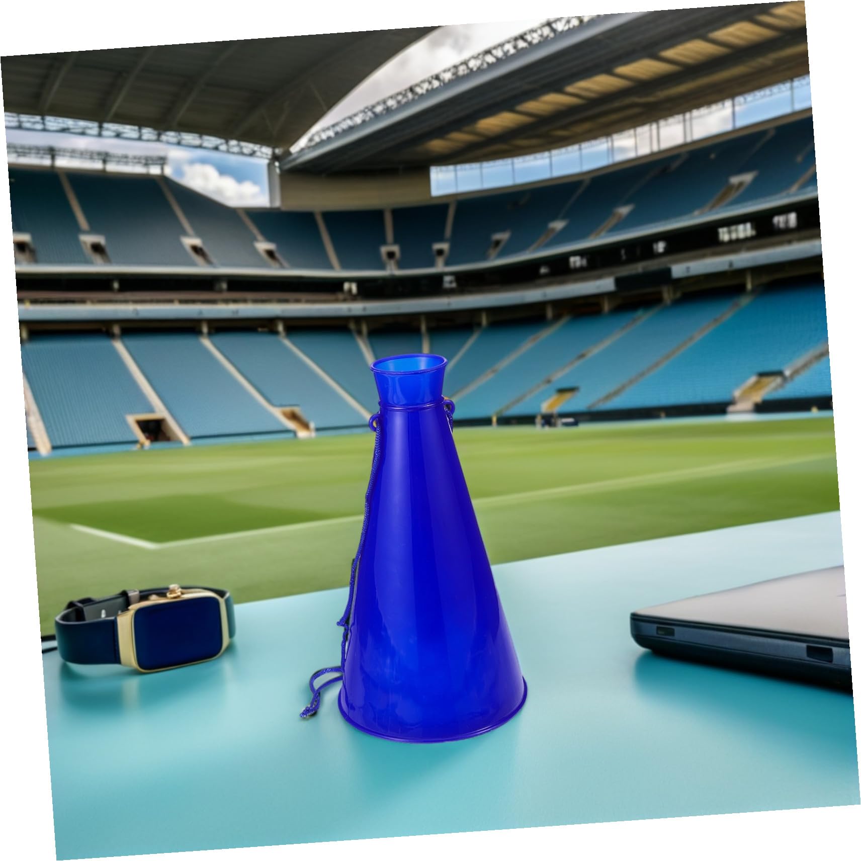 4 Pezzi Megafono in Plastica Colorato per Feste e Partite di Calcio Giocattolo Tromba da Festa per Accessorio Rumoroso per Eventi Sportivi e Celebrazioni