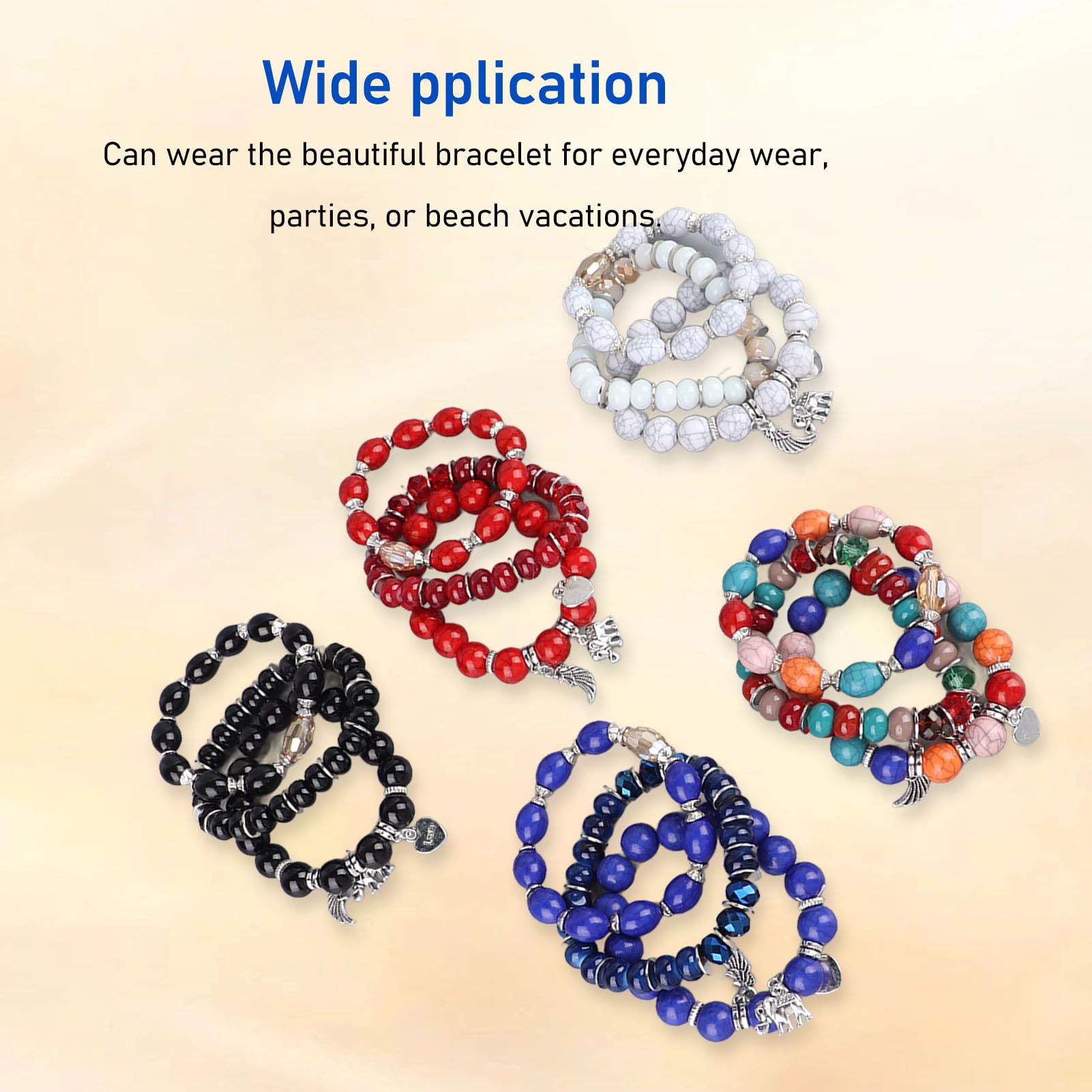 ARH 1Pcs Braccialetti Babina,Braccialetti Di Colorati Bracciale Di