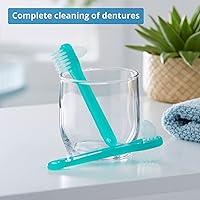 Vista 2 de McKesson Cepillos para dentaduras postizas de 2 caras, verde, 144