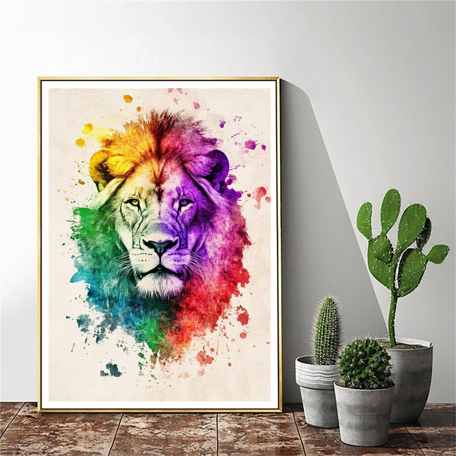 Pintar por Numeros Adultos pintar por numeros niños manualidades niños 10 años, DIY Pintar por Números de Pincel y Pintura acrílica Decoraciones para el Hogar Manualidades, sin Marco 60x80cm C-164