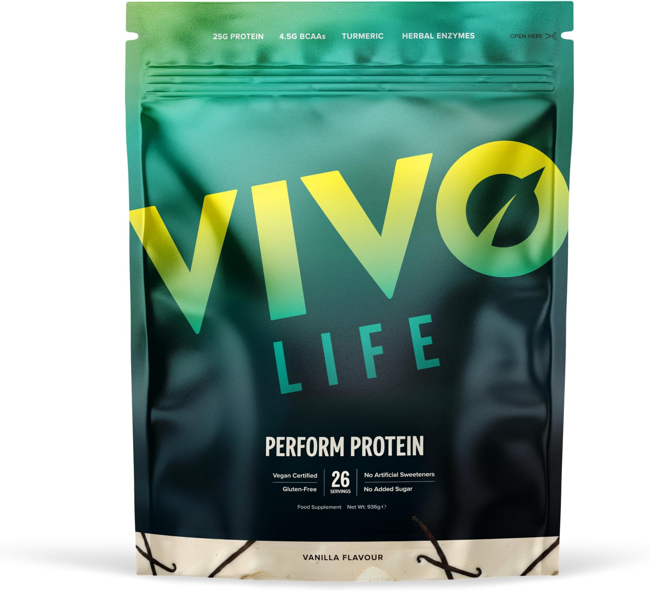 Perform Raw Plant Madagascan Vanilla Protein and BCAA Powder