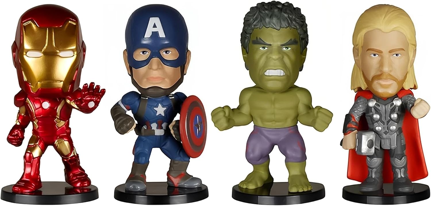 Funko Wacky Wobbler: Avengers 2 Mini Wobbler Action Figure (Pack of 4)
