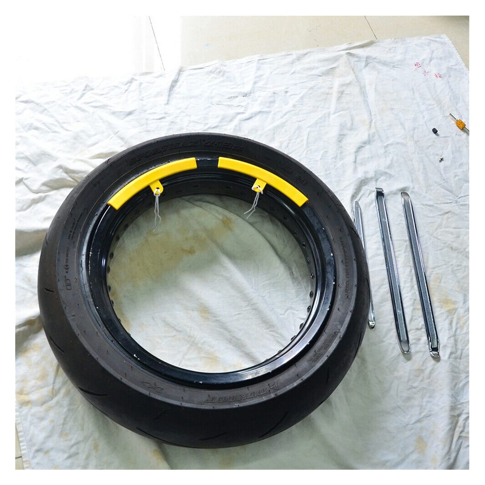 Ajuste for 2 unids Motocicleta Cambiador Duradero Cuchara de Acero Ciclismo Rim Práctico Bicicleta Bike Abre Arriba Palanca de neumáticos Reparación Profesional Herramientas (Color : 50cm)