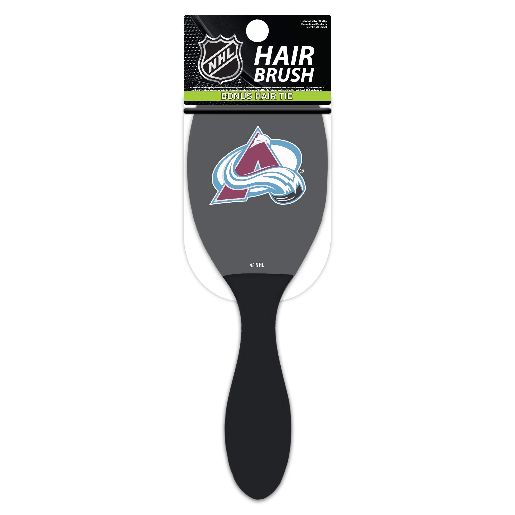 Amazon Com Worthy Promo Nhl Colorado Avalanche Salon Style Hair Brush With Ball Tipped Bristles Sports Outdoors