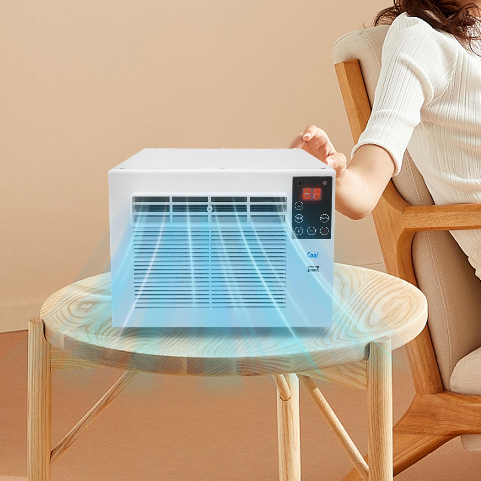 Mini Climatizzatore Portatile 280W - Condizionatore Con Deumidificazione - Foto 11