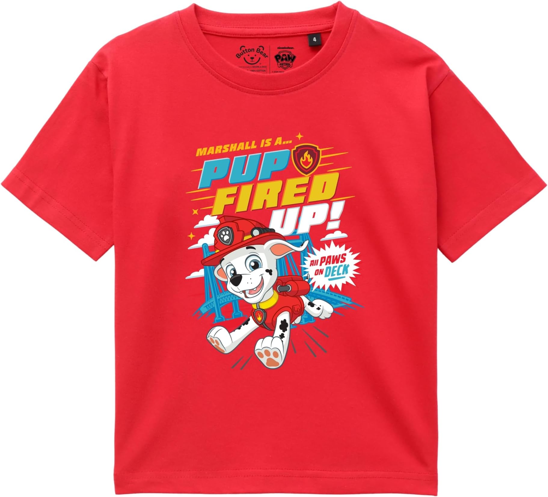 Printed Cotton T-Shirt | Cartoon Graphic Design| Comfortable Kids Casual Wear