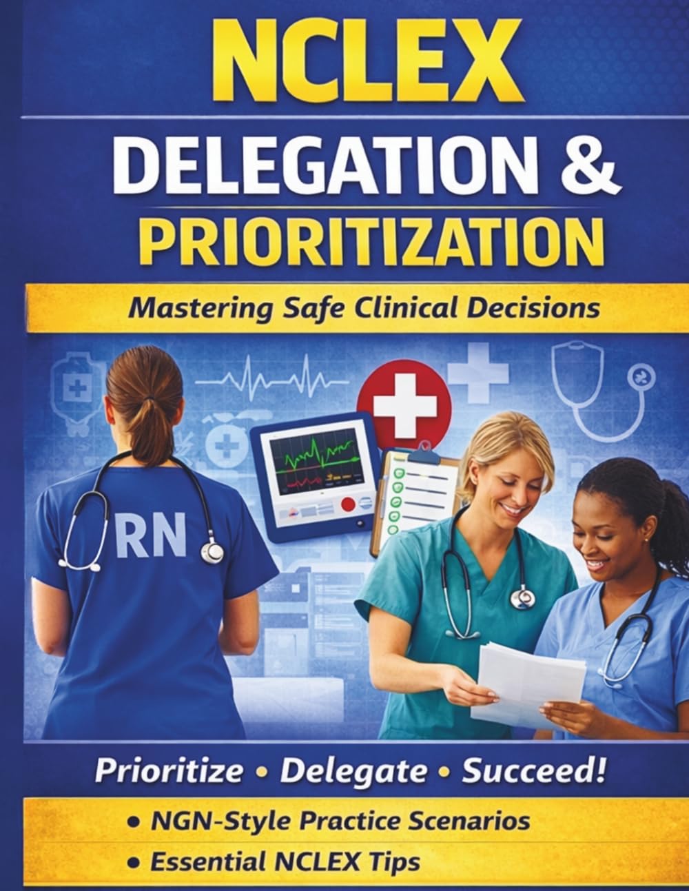 NCLEX Delegation & Prioritization: A Practice Workbook for Mastering Safe Clinical Decisions