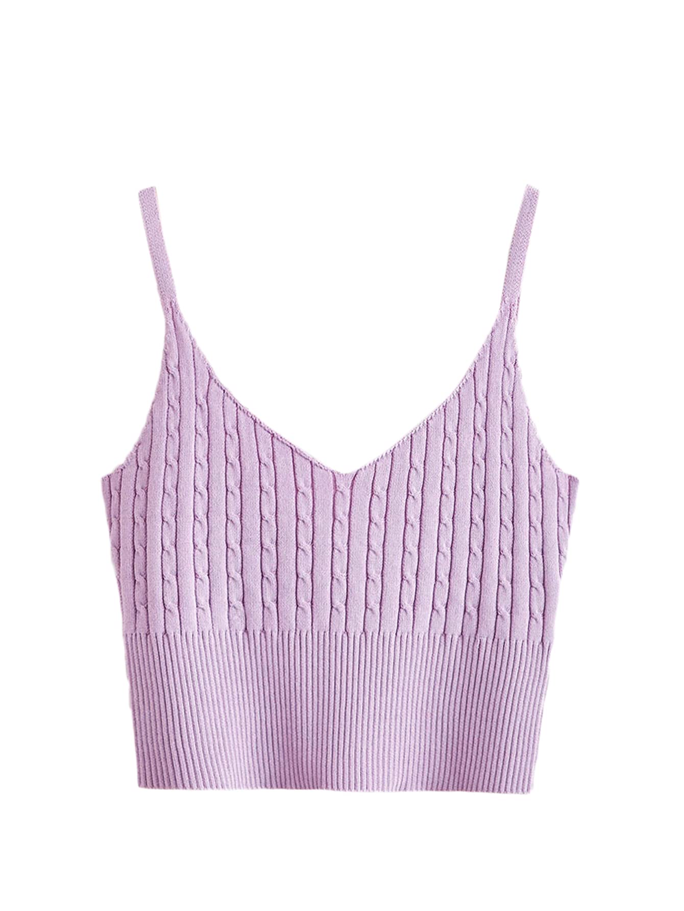 SweatyRocks Women's V Neck Spaghetti Strap Cami Tank Top