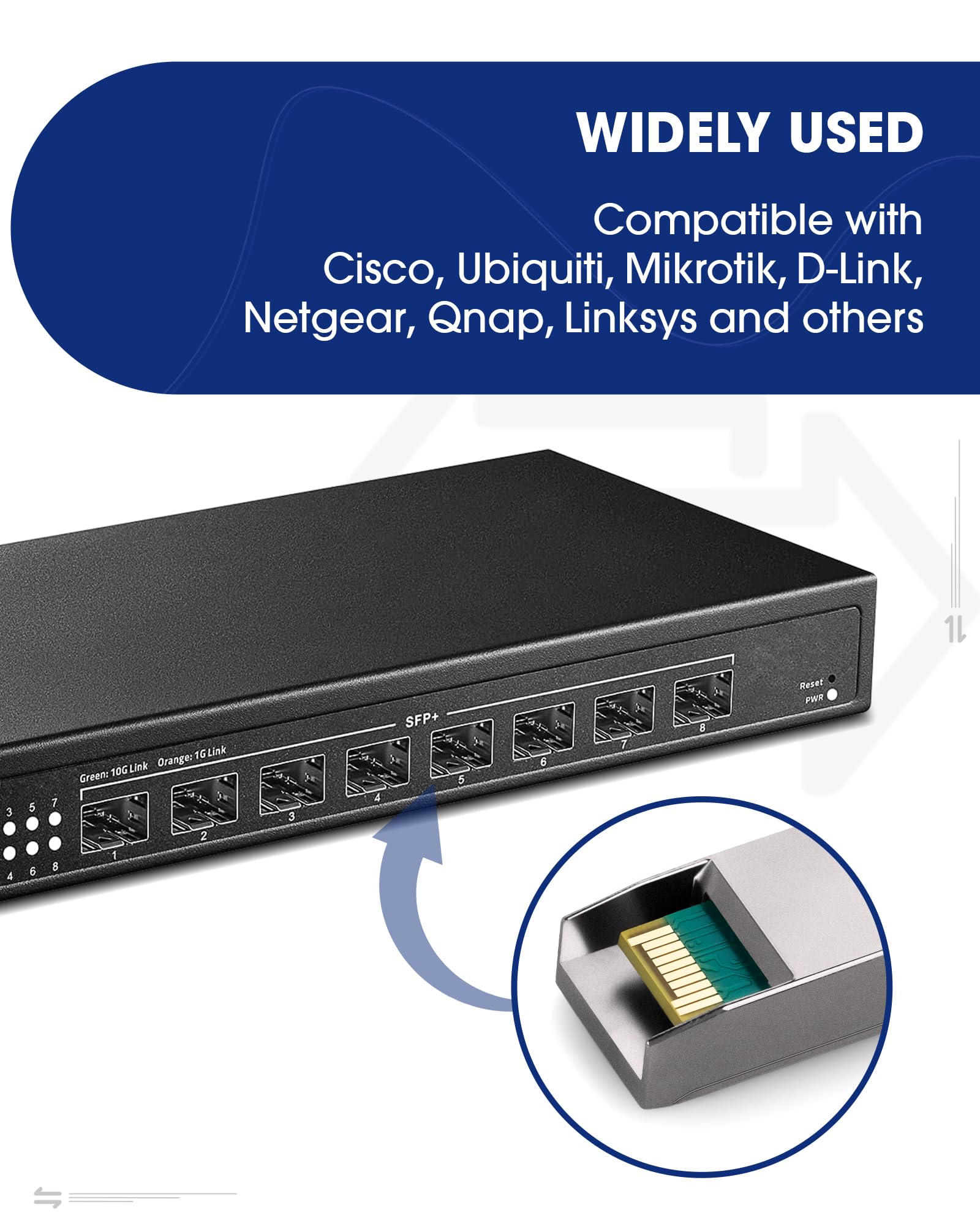 Timaxk Lot de 2 émetteurs-récepteurs SFP+ 10GBase-T SFP+ vers RJ-45, module Ethernet en cuivre SFP+ 10 Gbe, jusqu'à 30 mètres, compatible avec Cisco, Ubiquiti, Mikrotik, D-Link, Netgear, Qnap, Linksys