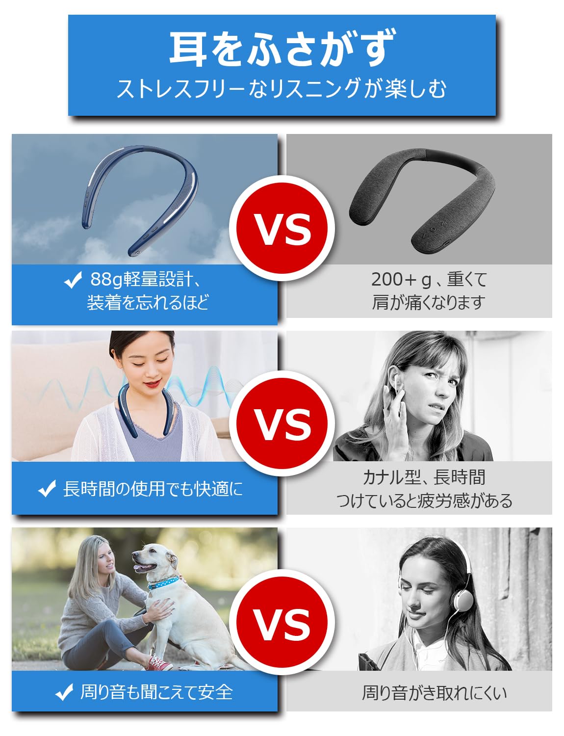 Amazon | Earaku (イアラク) ネックスピーカー 【2025全方位進化・日本 