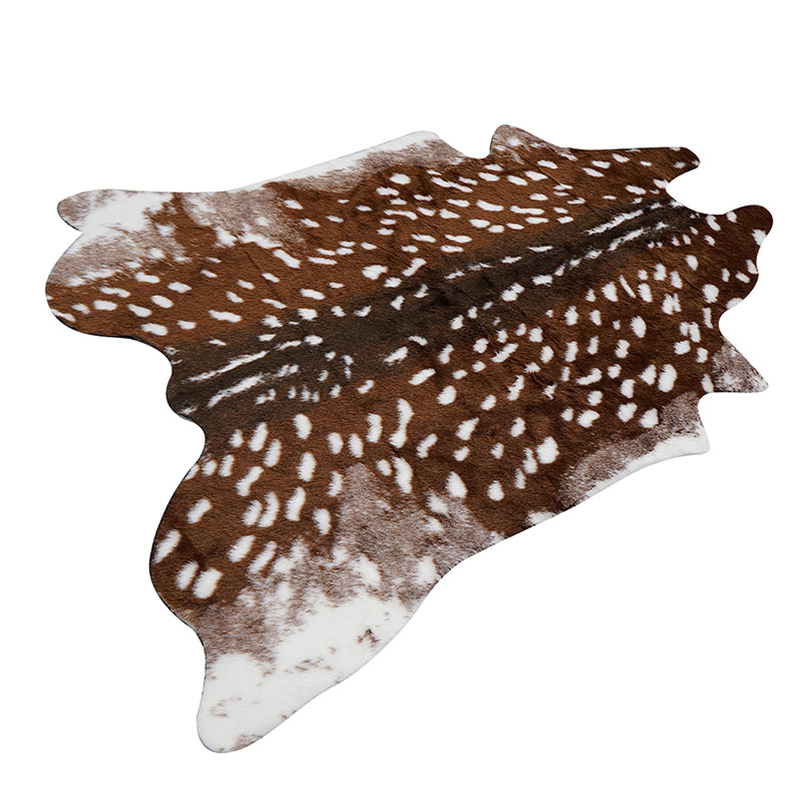 Tappeto con Stampa in Stile Pelle di Mucca,Tappeto con Stampa Animalier,Tappeto Mucca,Tappeto in Finta Pelle Bovina,Tappeto Imitato in Pelle di Animali,Pelle Scamosciata Artificiale