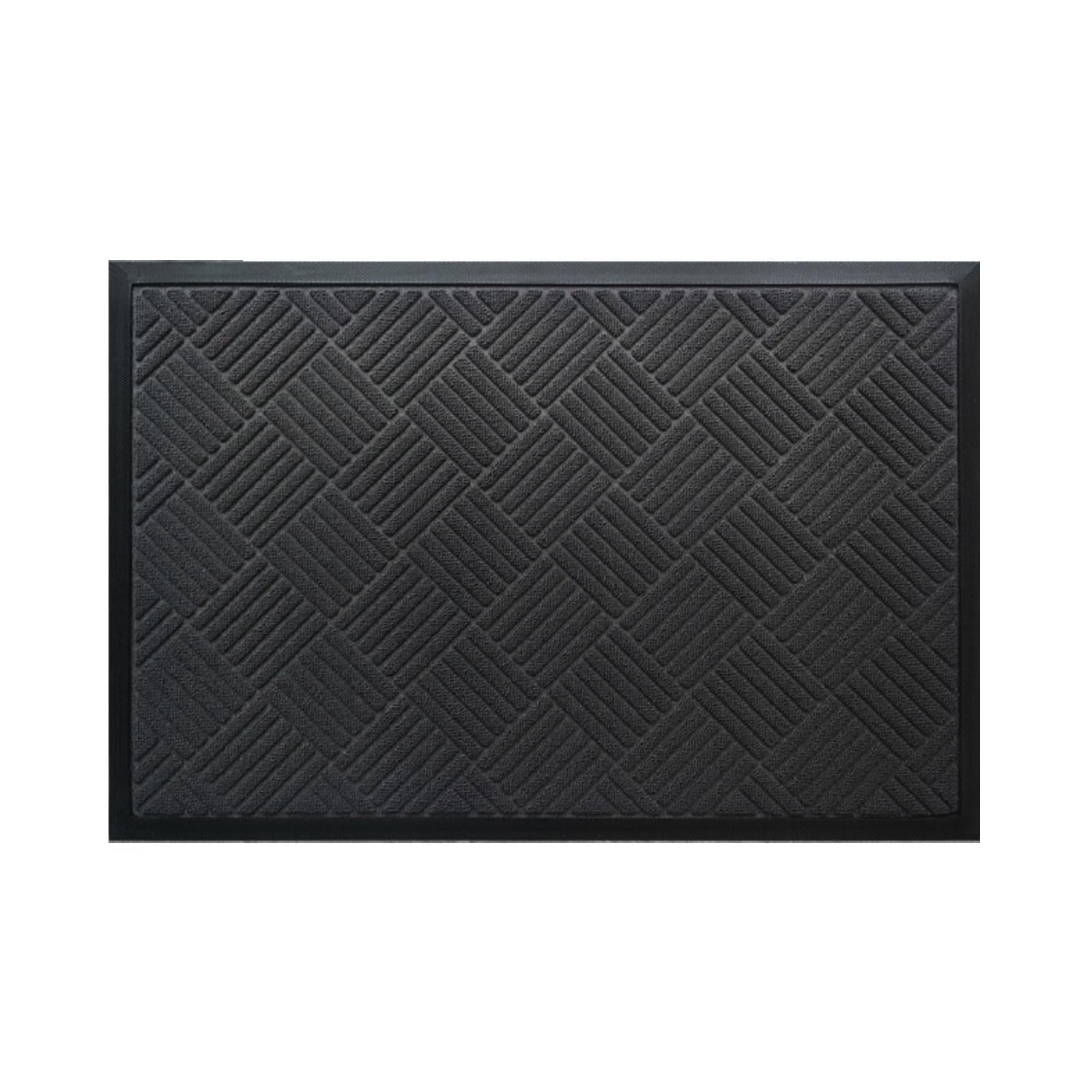 NEWFT Dirt Trapping Outdoor Welcome Mats Front Door Mat Nonslip Outdoor Indoor Entrance Low Doormat Easy to Clean Low Doormats