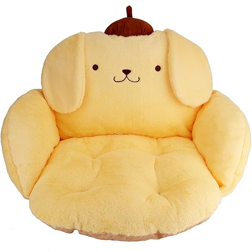 Juju Pompompurin Cushion - Pompompurin Plush Cushion - Kawaii Room Decor - Cute Kawaii Stuff - Pom Pom Purin Stuff - Pompompurin Room Decor - Pompompurin Stuff Cutecore Room Decor - Cute Gaming Chair
