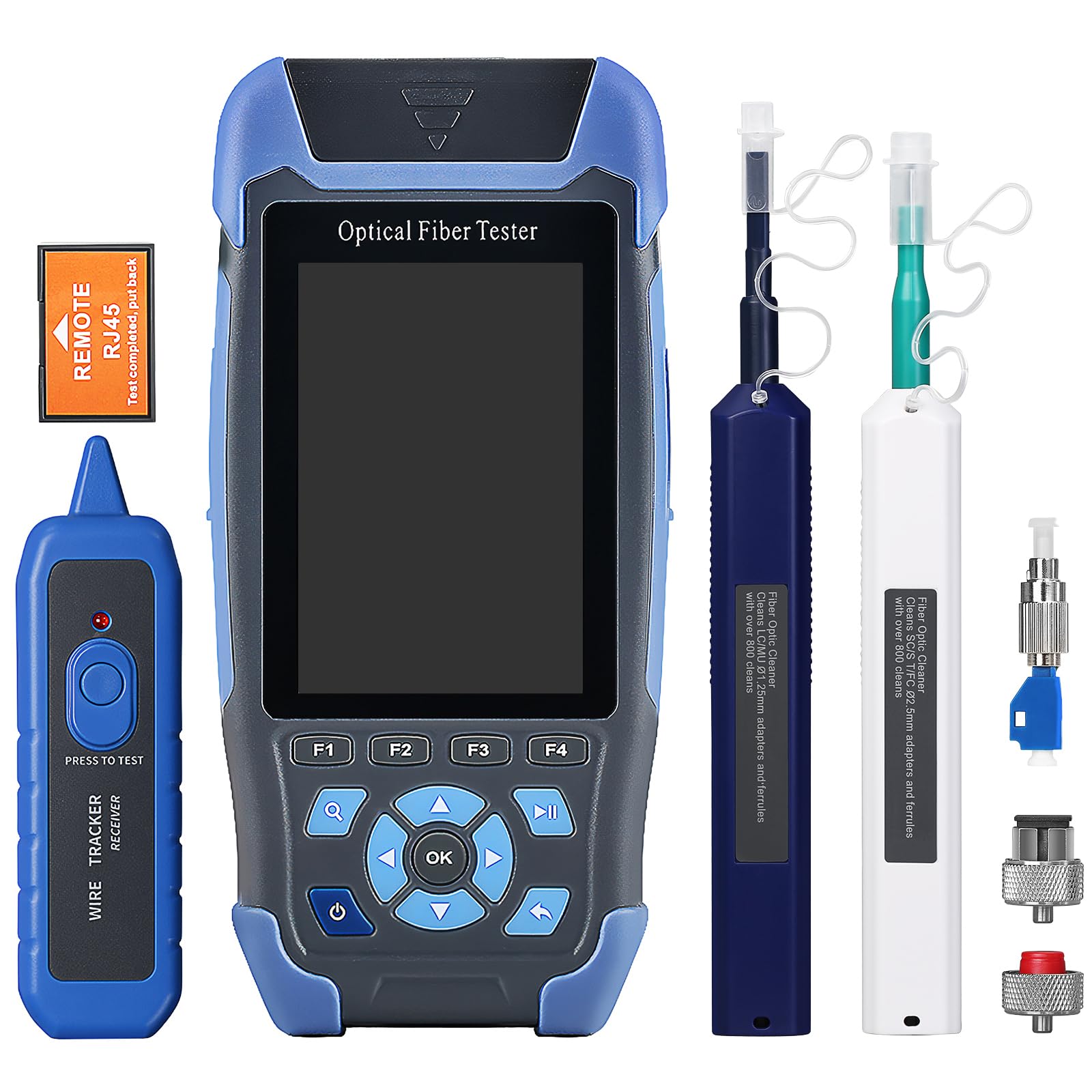A-900A OTDR Optical Fiber Tester 1310 1550nm SCAPC FCAPC Interface 60km 24/22db 9 in 1 OPM -50~+26dbm Visual Fault Locator 10KM OLS RJ45 Tester with SC FC Adapter-image-28
