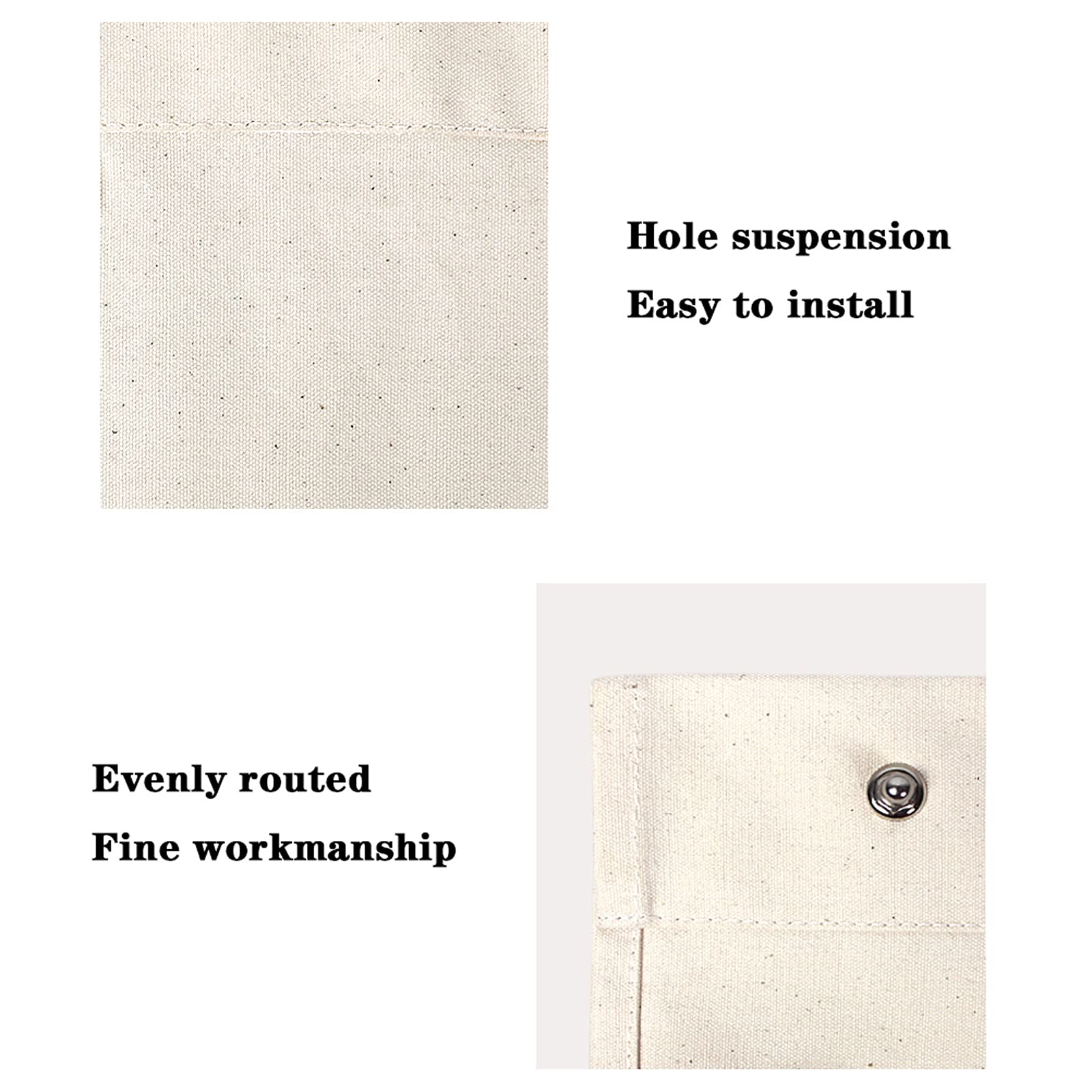 Wandaufbewahrung, Multifunktionale Hängetasche for Haushalt, Küchenutensilien, Aufbewahrungstasche, Canvas-Stoff, Wandaufhängung, Aufbewahrungstasche mit 11 Taschen