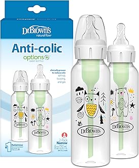 Bottles Brown's Options+ Slow Flow Preemie And Newborn Anti