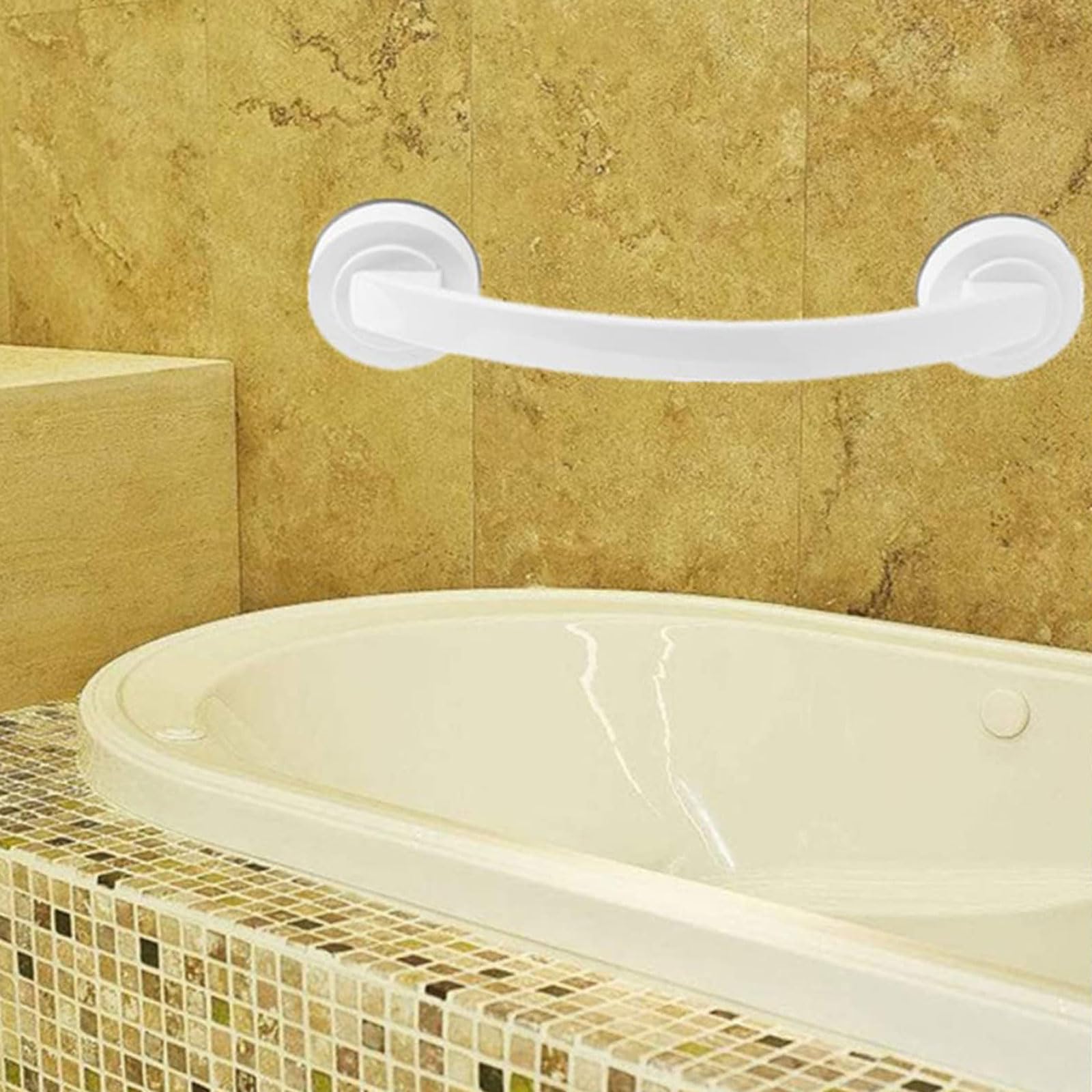 ppARK Barras de Agarre con Ventosa para Ducha Barras de Agarre con Mango de baño Mangos de Ducha Antideslizantes para Personas Mayores Barras de Equilibrio de baño Barras de Agarre