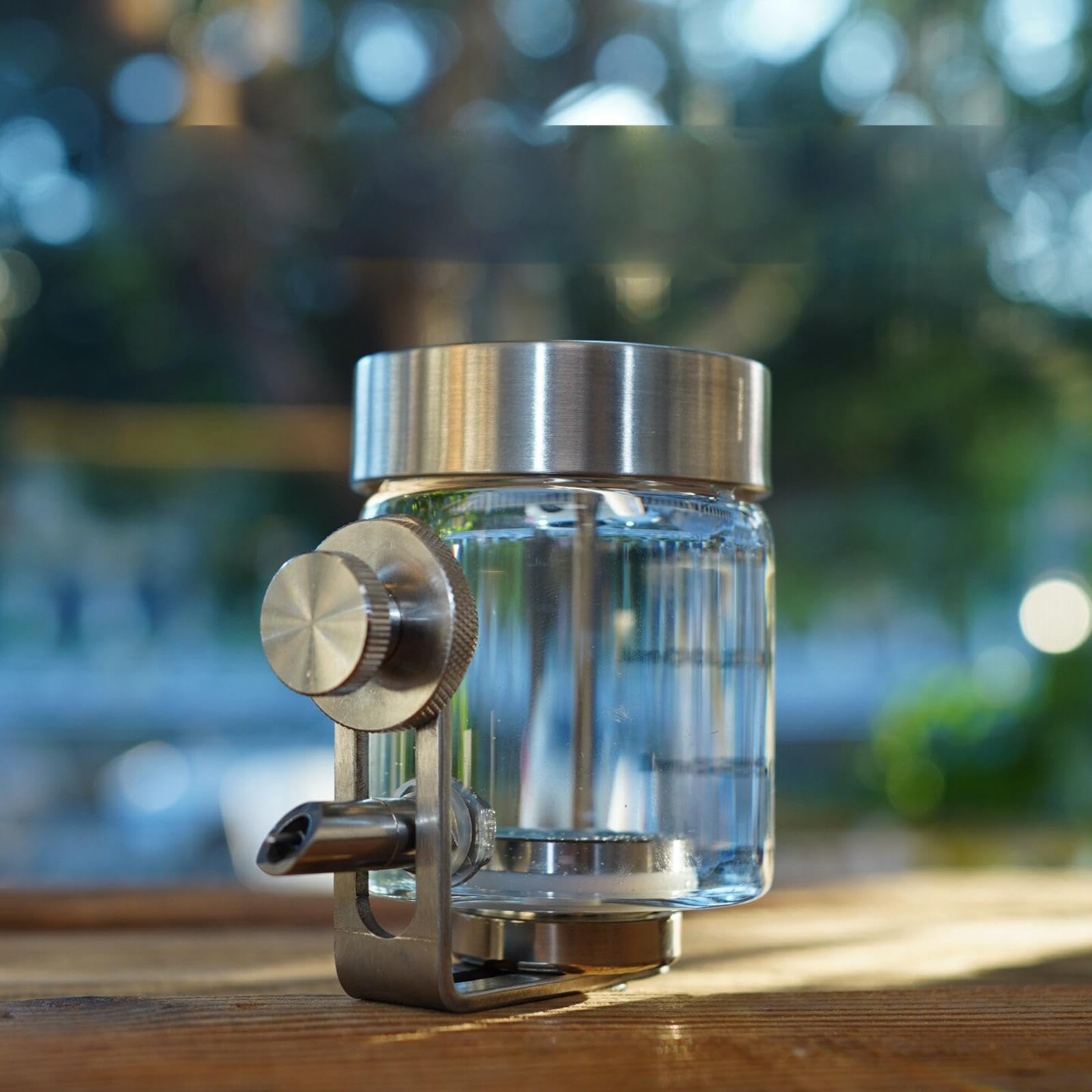 Distributeur d'eau Automatique pour Oiseaux, Abreuvoir pour Perroquets, Robuste, Facile à Installer, Mécanisme à Aiguille, pour P, Aiguille Fine 150 ML