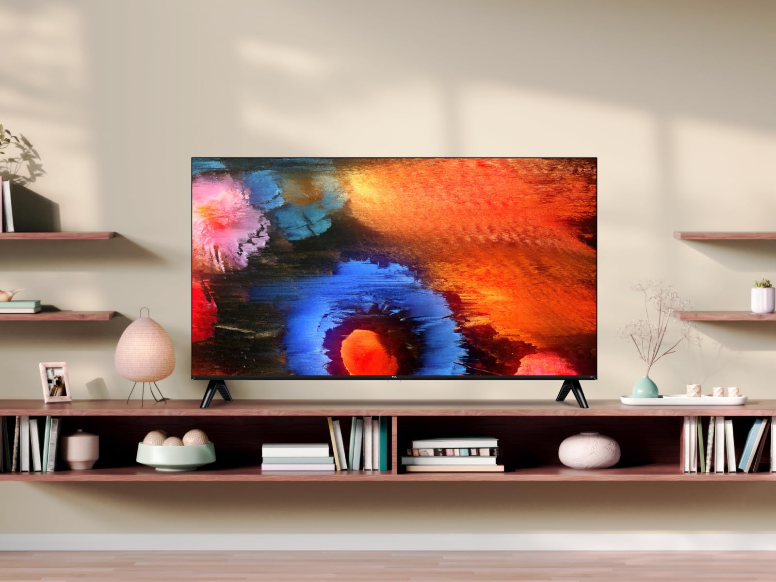 TCL 43SF560 43-calowy QLED Smart Full HD LED TV z Fire TV HDR Metaliczny Bezramkowy