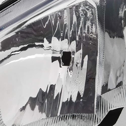 Miniatura 4 de AKKON - Compatible con Ford Fiesta Titanium Sedan Hatchback 2014 2015 2016 2017 tipo halógeno Par de faros delanteros cromados izquierdo + derecho