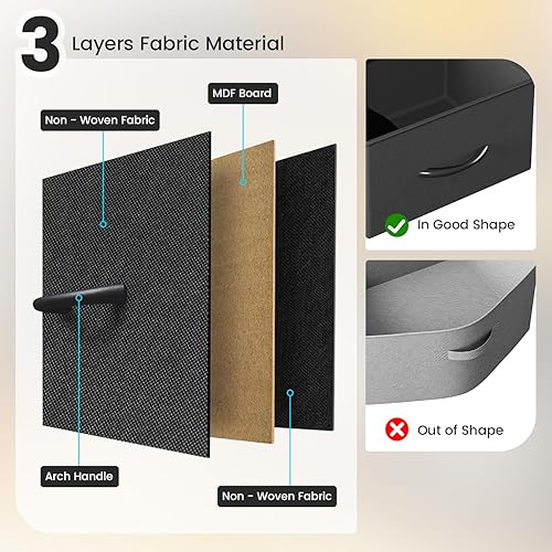 Miniatura 7 de Haewon Soporte de TV para televisores de hasta 65 pulgadas, centro de entretenimiento con luces LED y estación de carga, mesa consola multimedia de