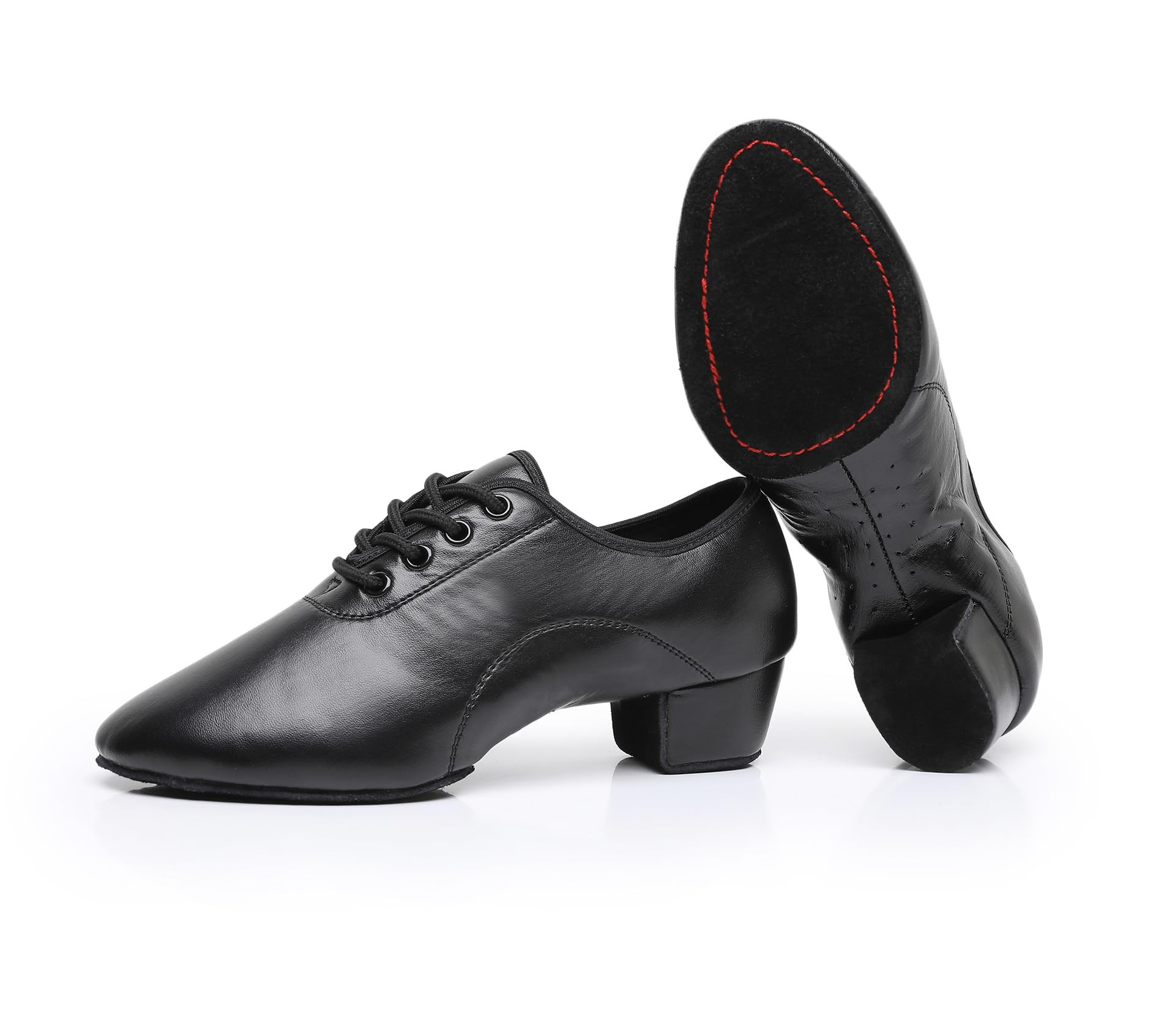 Latein Jazz Tanzschuhe Modern Damen Geschlossene Lehrleistung Standard Gesellschaftstanzschuhe Schnürung 3,5 cm