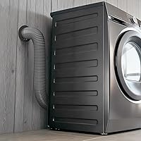 Vista 7 de HOXHA Manguera de ventilación de secadora de 4", conducto de ventilación de secadora, conducto de aire aislado flexible Manguera de escape para kit