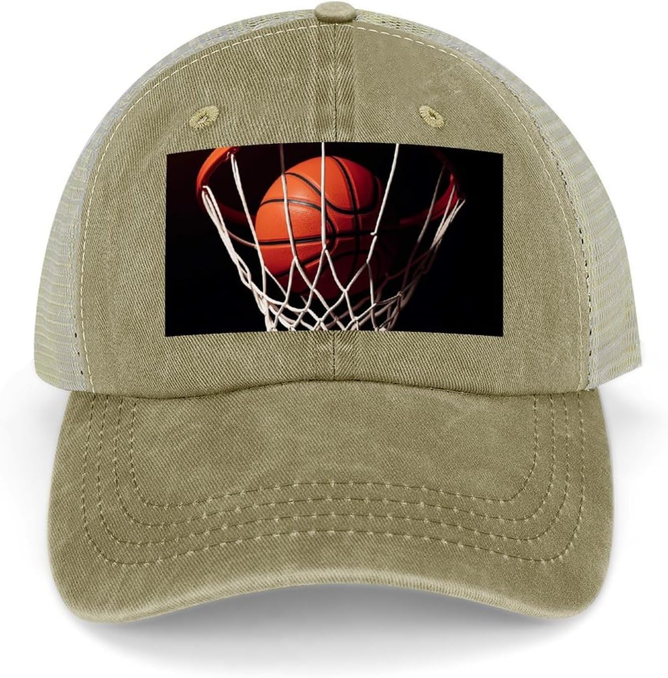 Sport Hat for Men Women Hollow Cowboy Hat Adjustable Baseball Cap Apparel Accessories