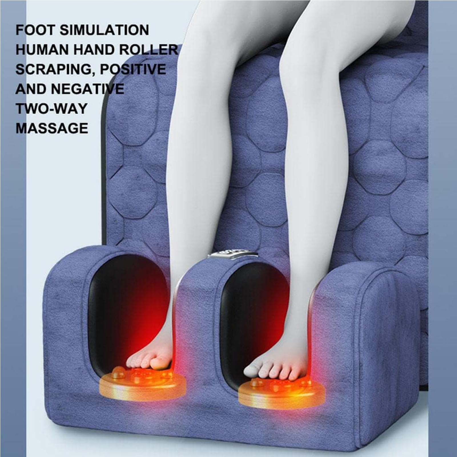 Esterilla de masaje calentada para todo el cuerpo con 20 cabezales de masaje de amasamiento Shiatsu para el cuello, colchón de masaje relajante con 9 modos y 9 almohadillas térmicas de fuerza aju