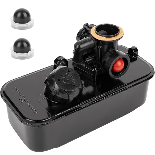 BlueStars 494406 Fuel Tank and 795477 Carburetor - Replacement for BS 498809 498809A 795469 794147 699660 794161 498811 Carb with Primer Bulb