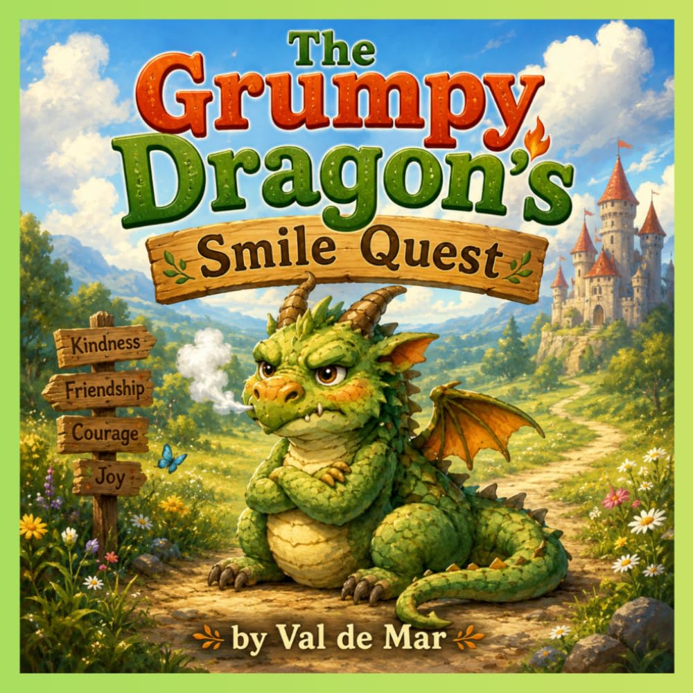 The Grumpy Dragon's Smile Quest: A Heartwarming Adventure About Friendship, Kindness, and Finding Happiness