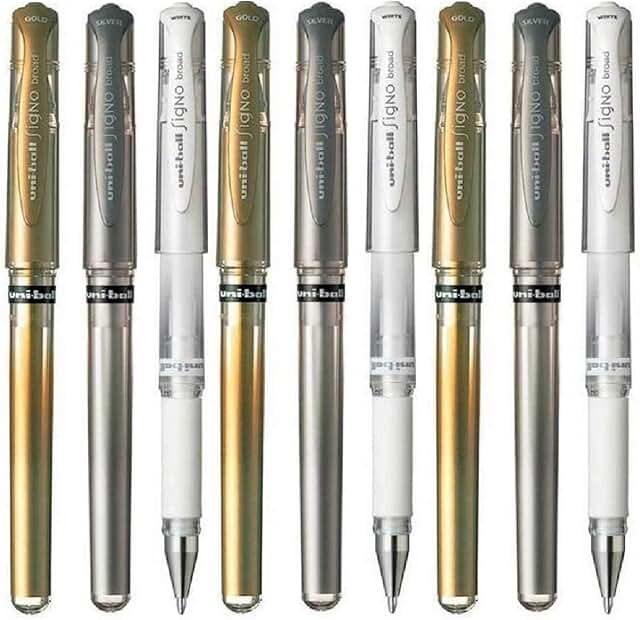 Amazon.co.uk silver gel pen