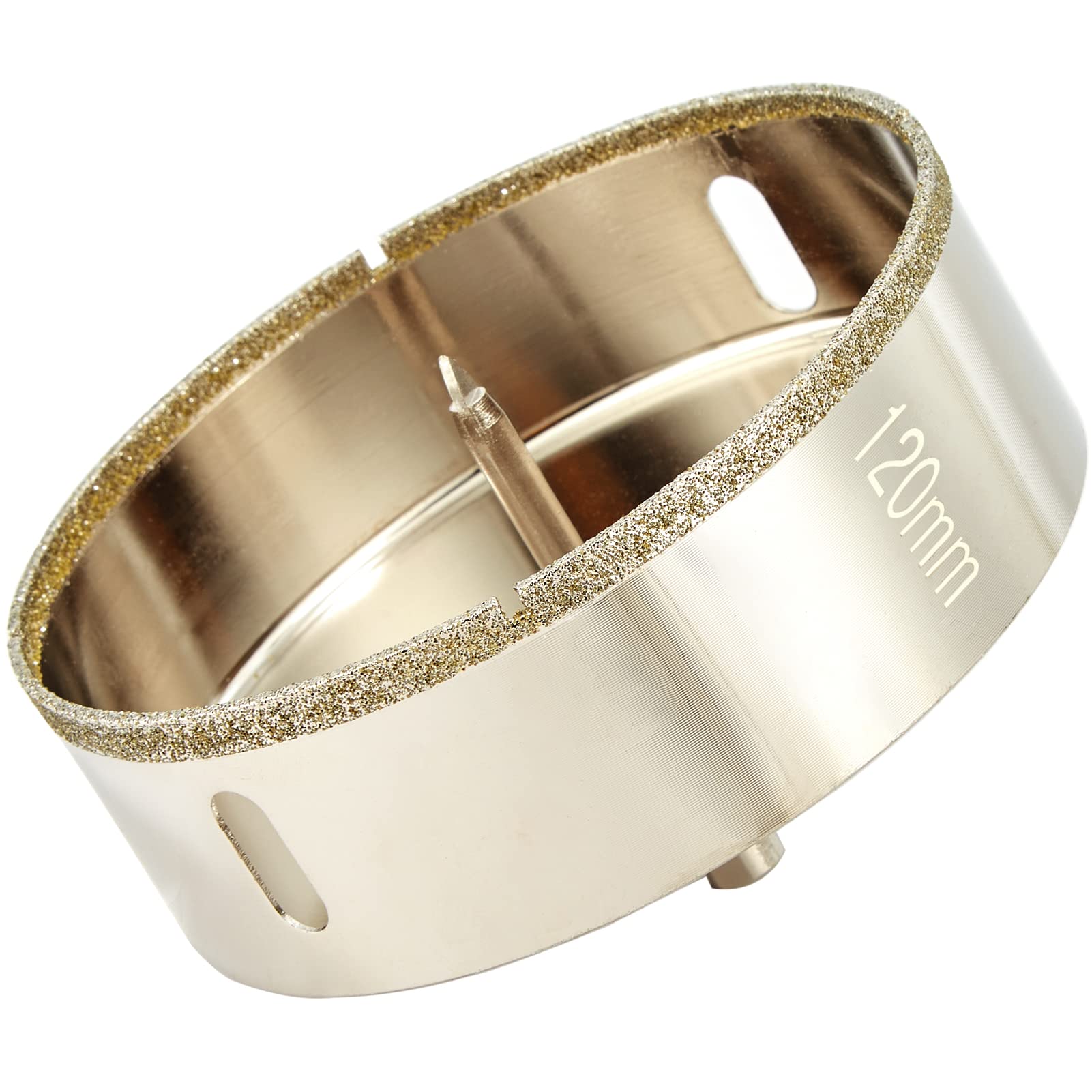 Buy 4 3/4 Inch (120mm) Diamond Hole Saw with Pilot Bit, DaduoRi 4.7