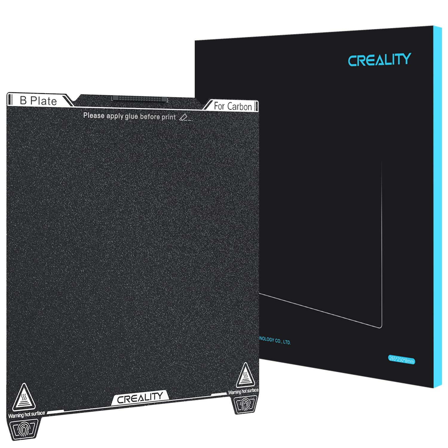 Creality Official K1C Build Plate Textured Surface 235x235mm PEI Sheet Magnetic Flexible Removable Spring Steel Bed Plate (Without Magnetic Base)